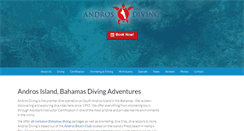 Desktop Screenshot of androsdiving.com