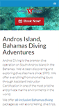 Mobile Screenshot of androsdiving.com